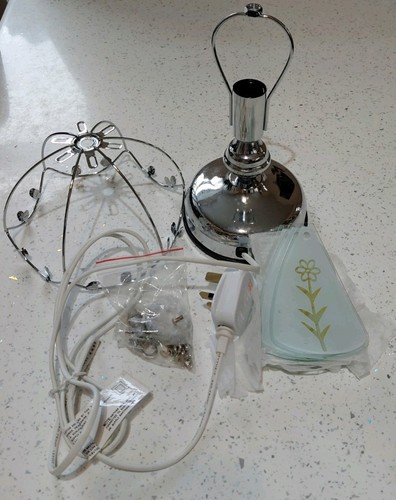 Small glass piece silver - small,