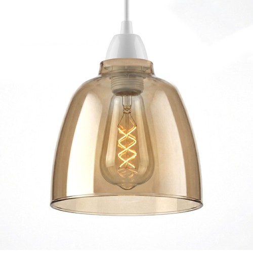 Glass light shade easy fit - glass,