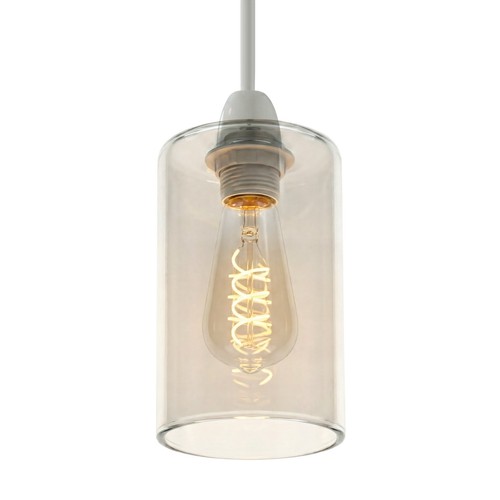Small glass lamp - lamp, shade