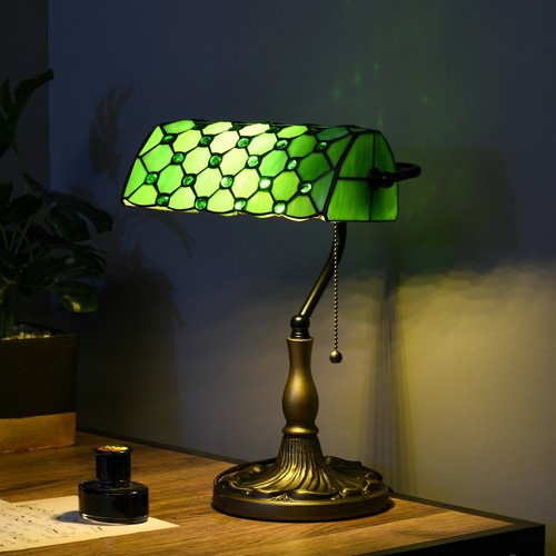 Stained glass table lamp - stained,