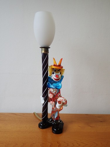 Vintage murano clown glass - vintage,