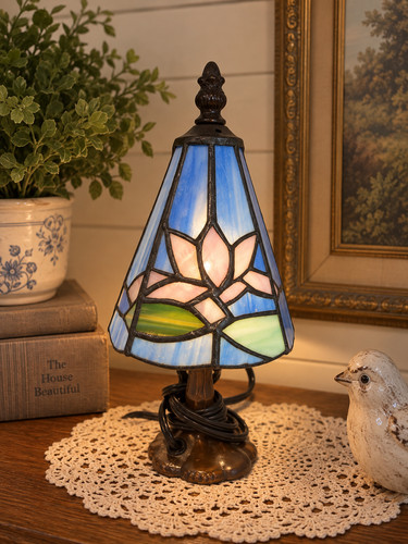 Vintage blue pink floral - vintage,