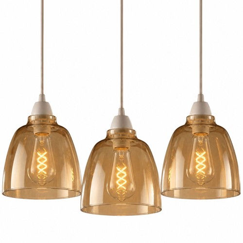 Modern frosted glass pendant - modern,