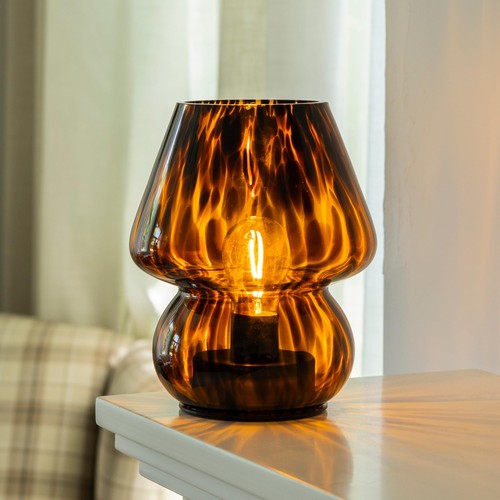 Battery operated mushroom lamp - operated,