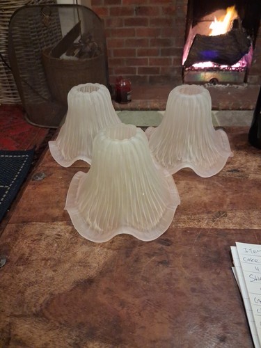 Vintage heavy frosted - heavy, fluted